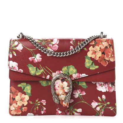 Gucci Calfskin Blooms Print Medium Dionysus Shoulder Bag Romantic Cherry Multicolor 1 of 13