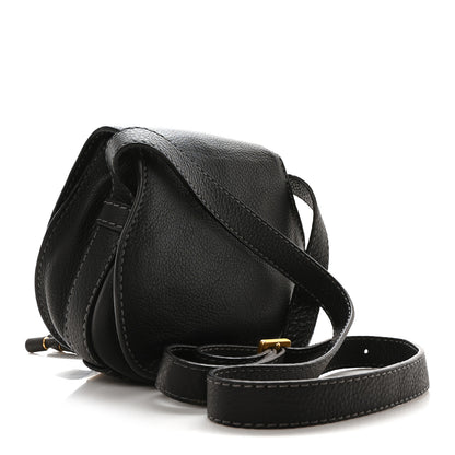 Chloe Calfskin Mini Marcie Round Crossbody Bag Black 3 of 11