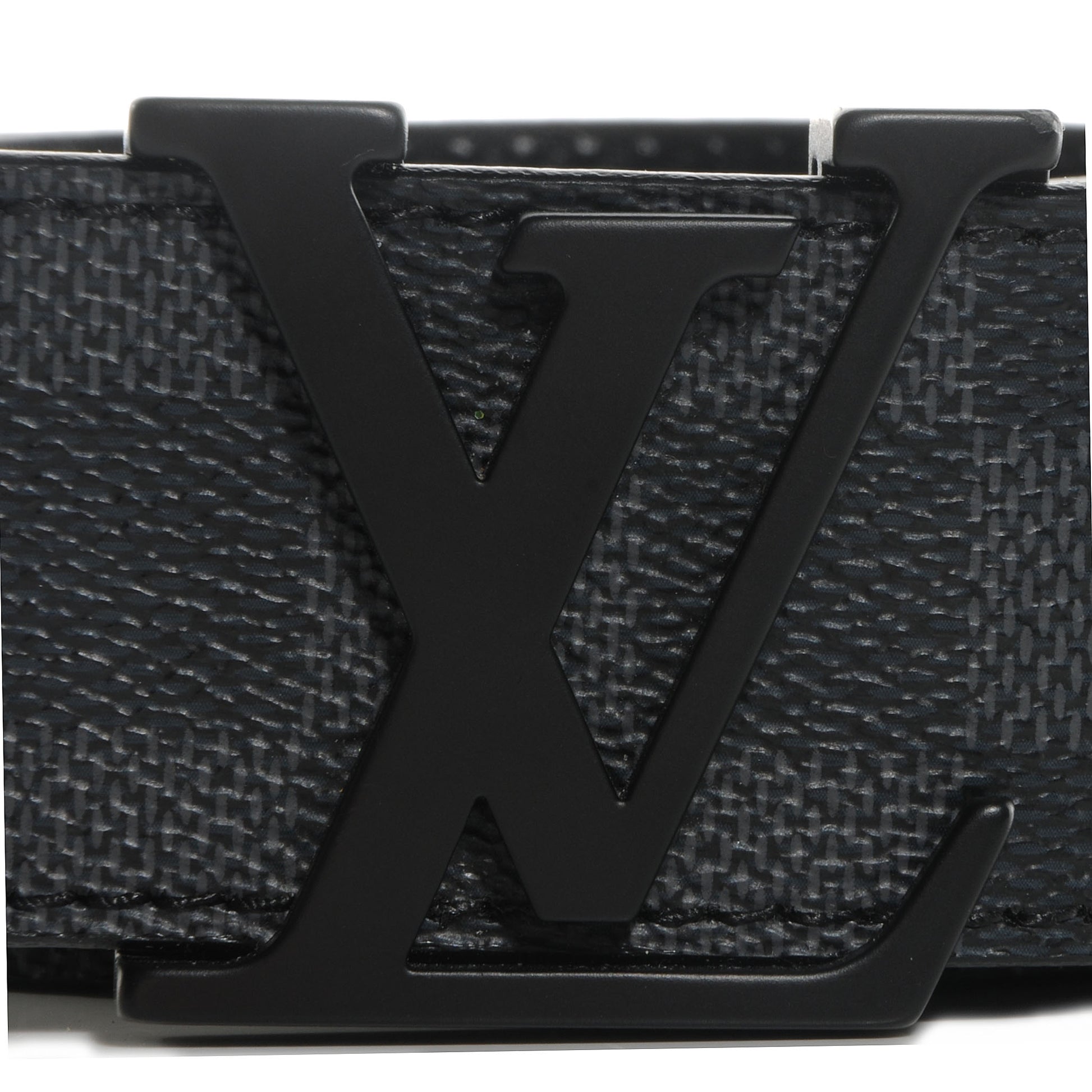 Louis Vuitton Damier Graphite LV Initiales Belt 100 40 6 of 6