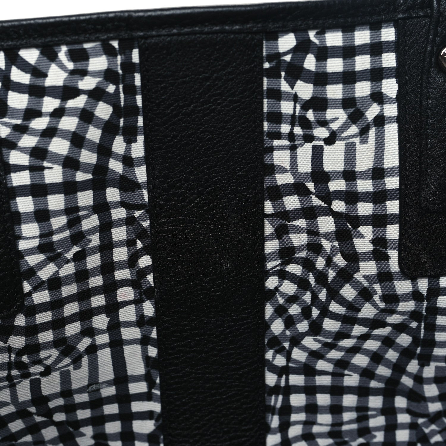 MCM Visetos Large Liz Reversible Shopper Tote Black 9 of 17