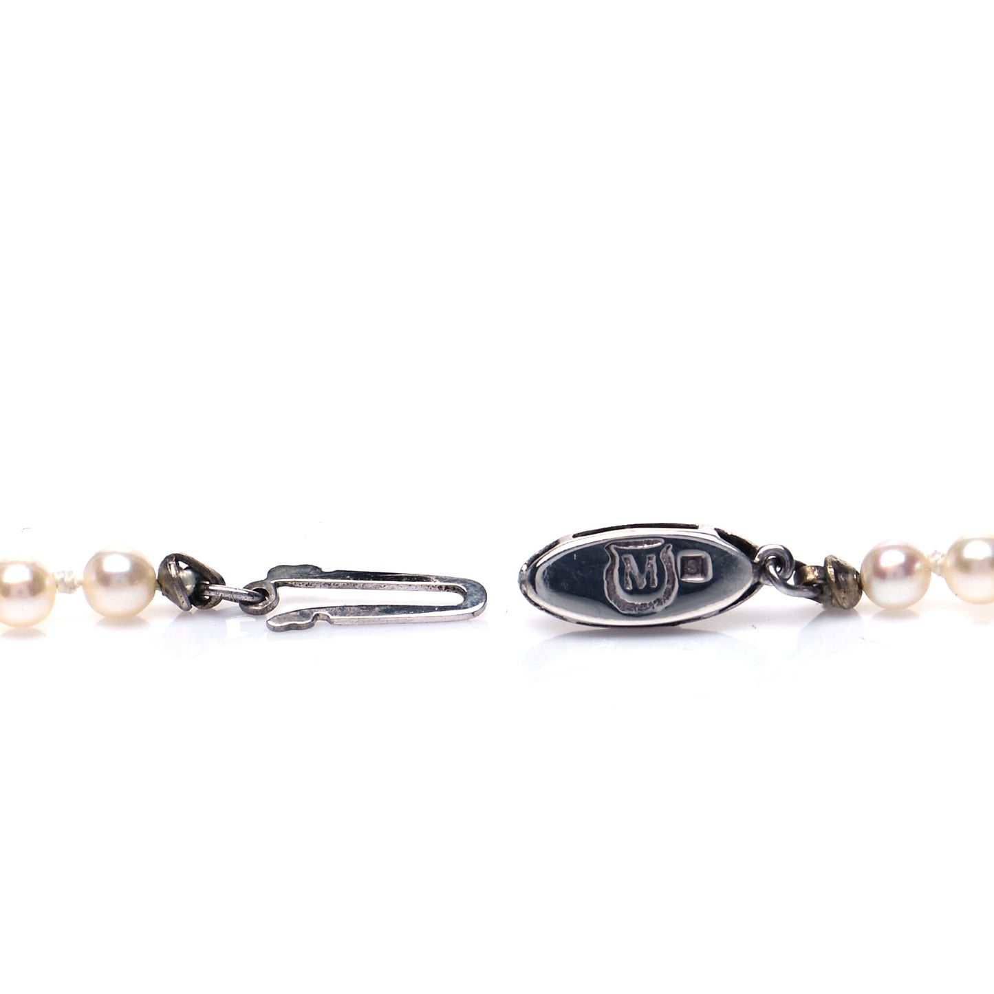 Sterling Silver Akoya Pearl 3.5-7mm Graduated Strand Necklace