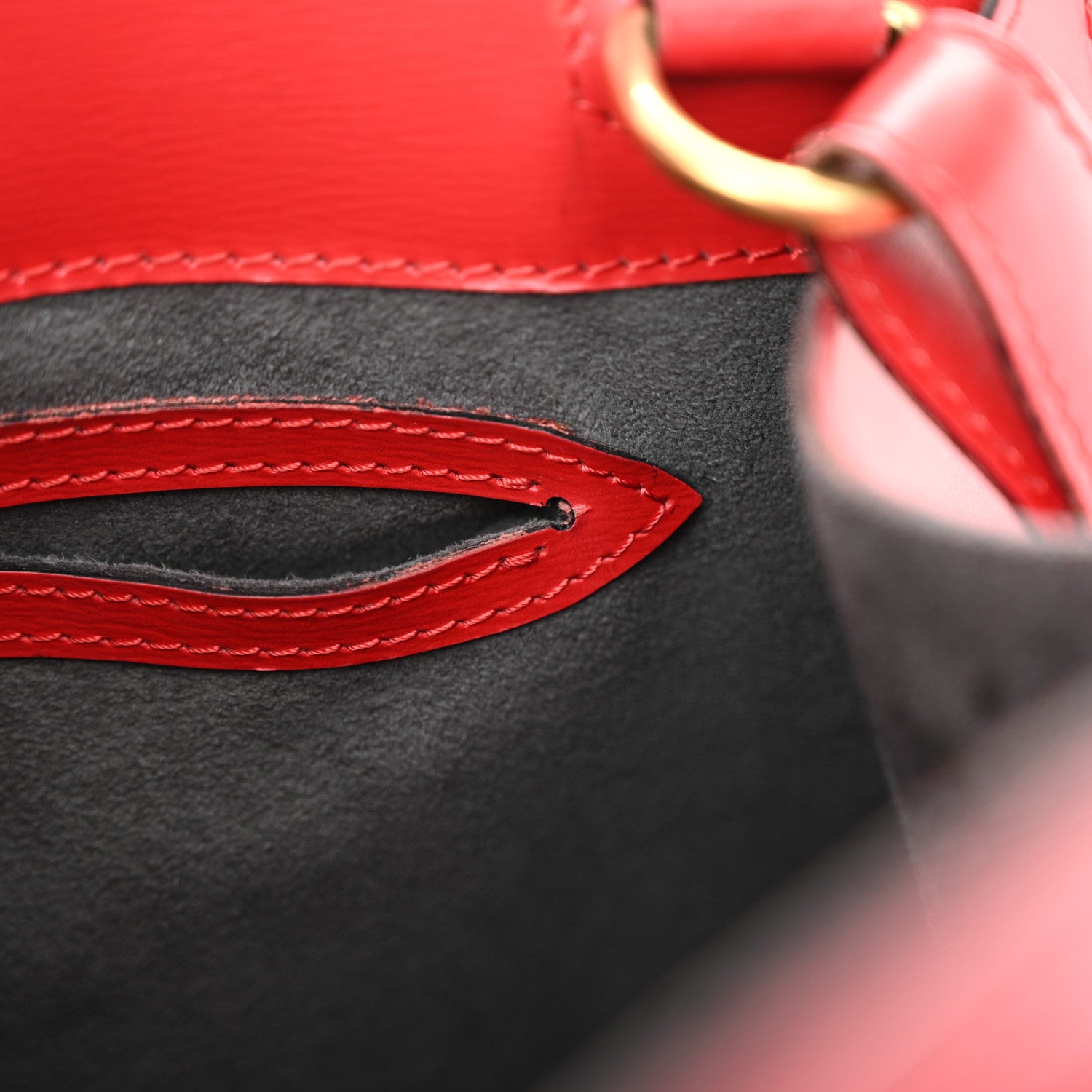 Louis Vuitton Epi Cluny Castillan Red 8 of 15