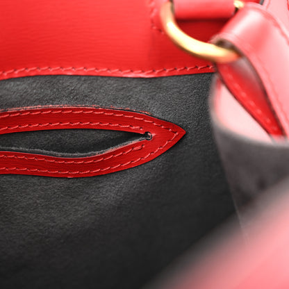 Louis Vuitton Epi Cluny Castillan Red 8 of 15