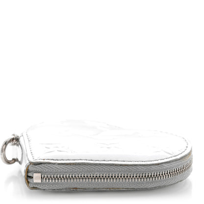 Louis Vuitton Monogram Miroir Heart Coin Purse Silver 10 of 11