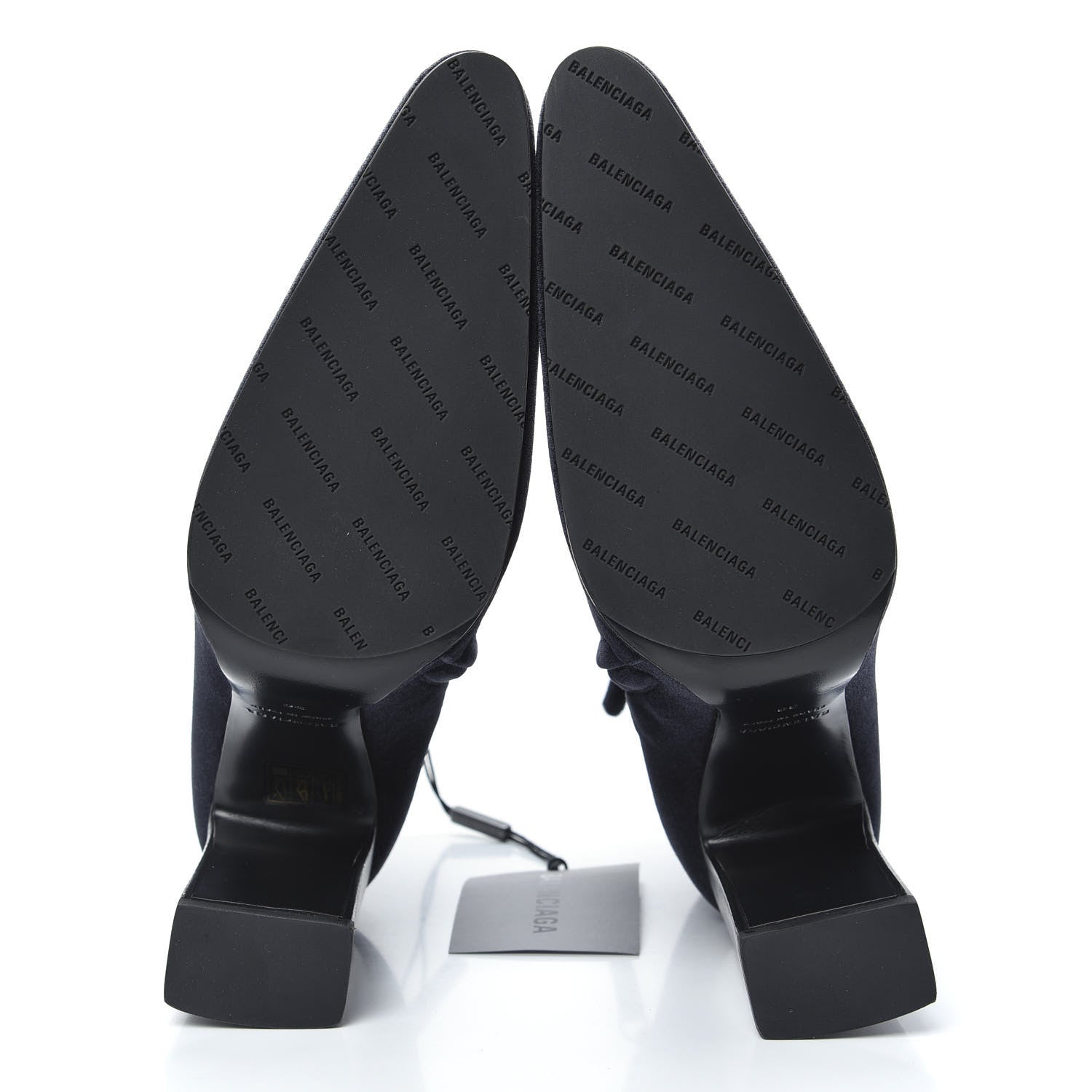 Balenciaga Smooth Velvet Ankle Boots 39 Black 5 of 8