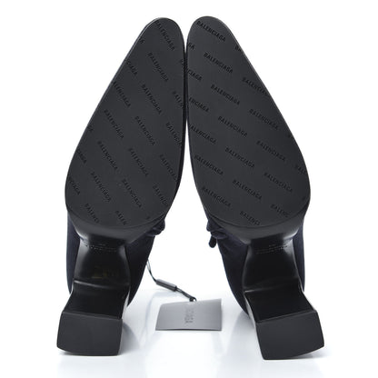 Balenciaga Smooth Velvet Ankle Boots 39 Black 5 of 8