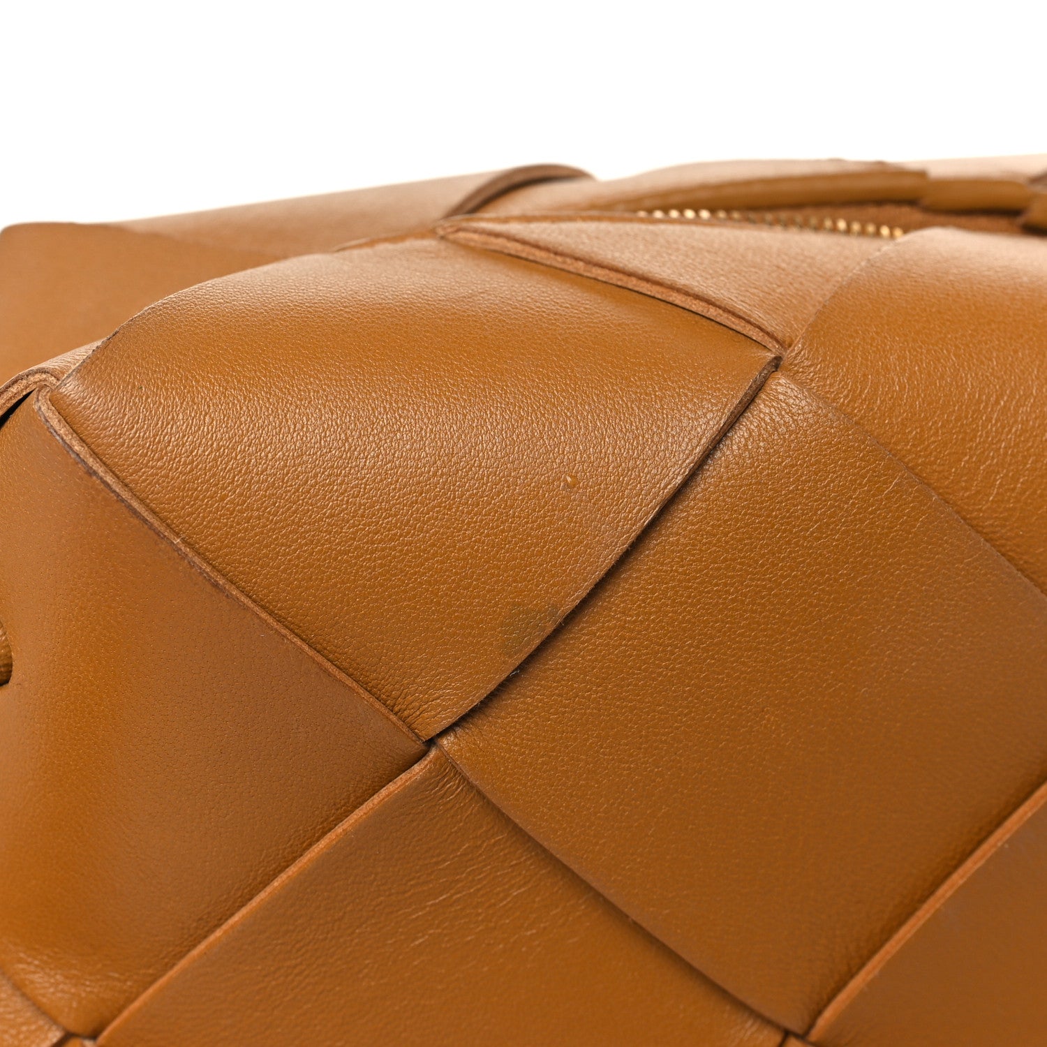 Bottega Veneta Lambskin Maxi Intrecciato Mini Cassette Camera Bag Acorn 9 of 9