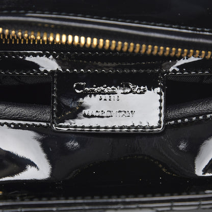 Christian Dior Patent Cannage Medium Lady Dior Black 7 of 9