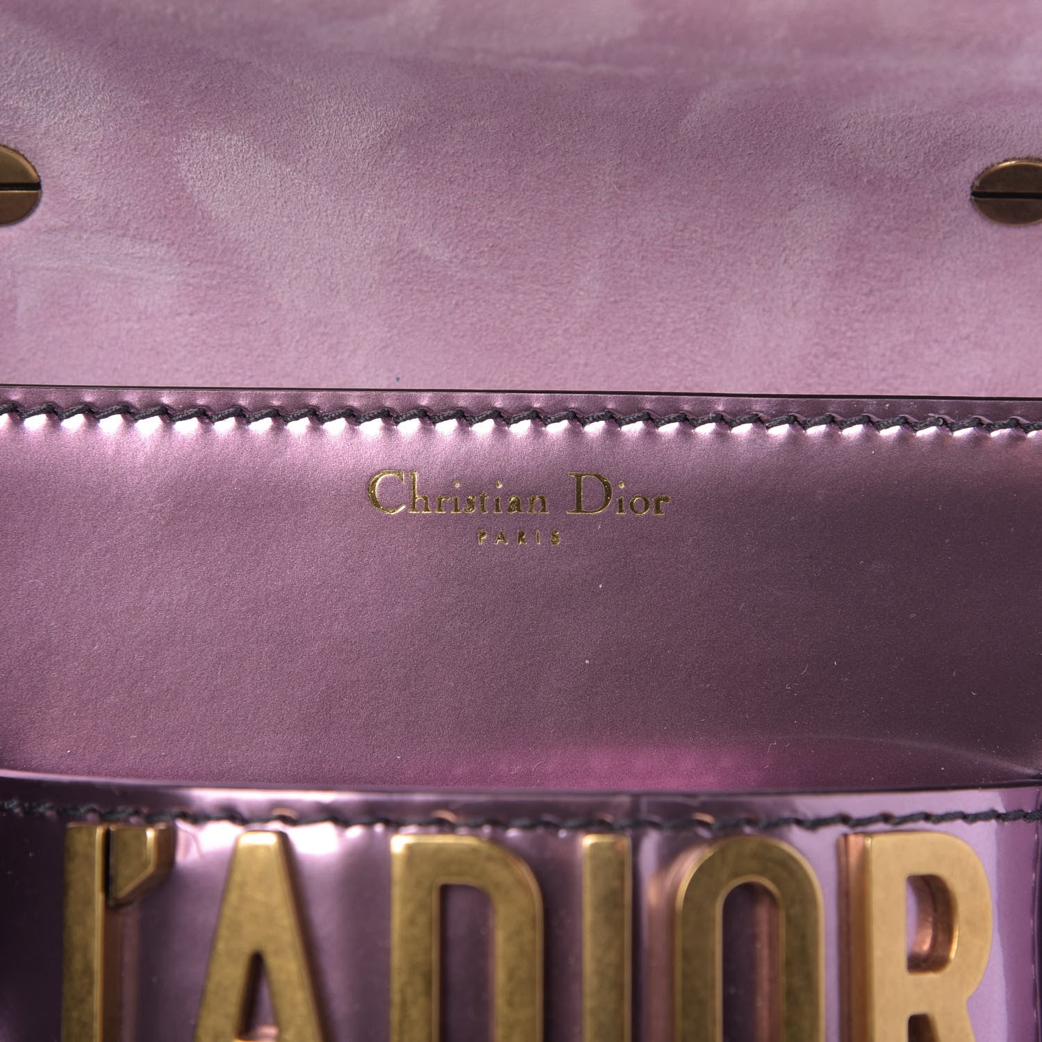 Christian Dior Metallic Calfskin J'Adior Mini Chain Flap Bag 8 of 9