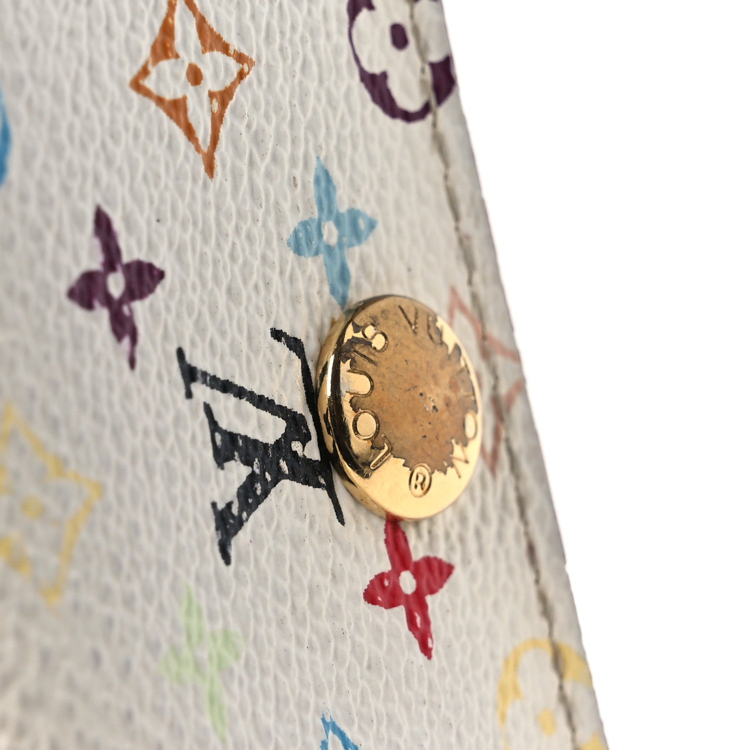 Louis Vuitton Monogram Multicolor Multicles 4 Key Holder White 9 of 11
