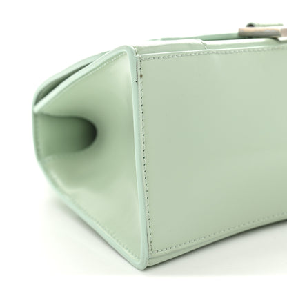 Balenciaga Shiny Box Calfskin Small Hourglass Top Handle Bag Light Green 9 of 10