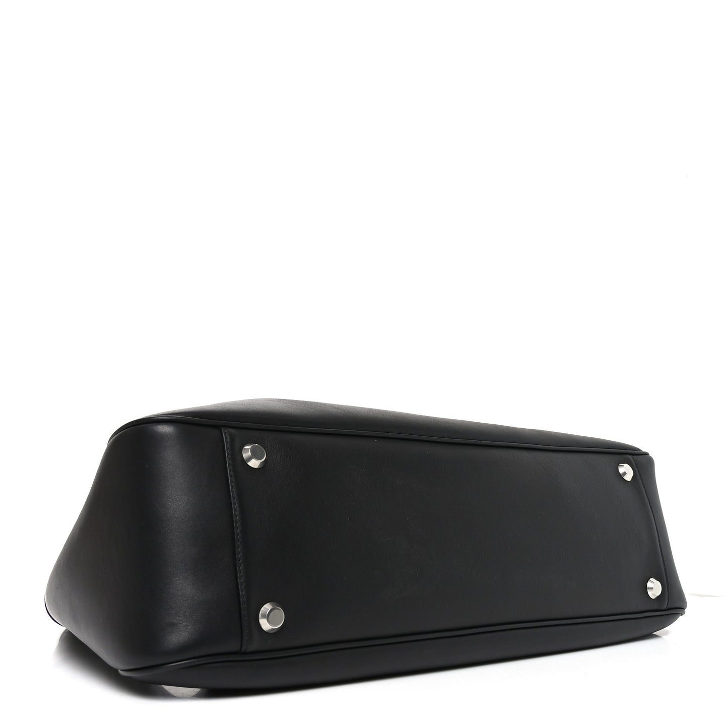 Smooth Calfskin Medium Bel Air Shoulder Bag Black
