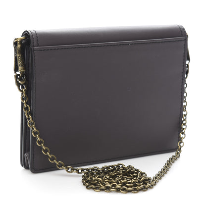 Bottega Veneta Nappa Ellittica Chain Wallet Quetsche 3 of 10