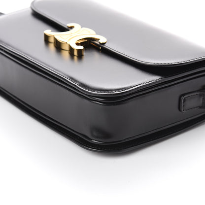 Celine Shiny Calfskin Medium Triomphe Black 8 of 8