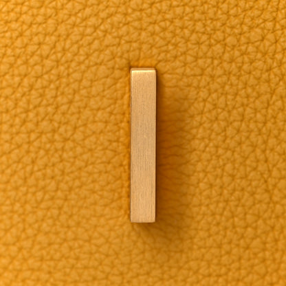 Hermes Togo Bi Color Horseshoe Birkin 35 Jaune Ambre Gold 24 of 34