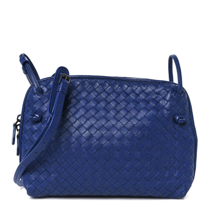 Bottega Veneta Nappa Intrecciato Nodini Crossbody Messenger Signal Blue 1 of 11