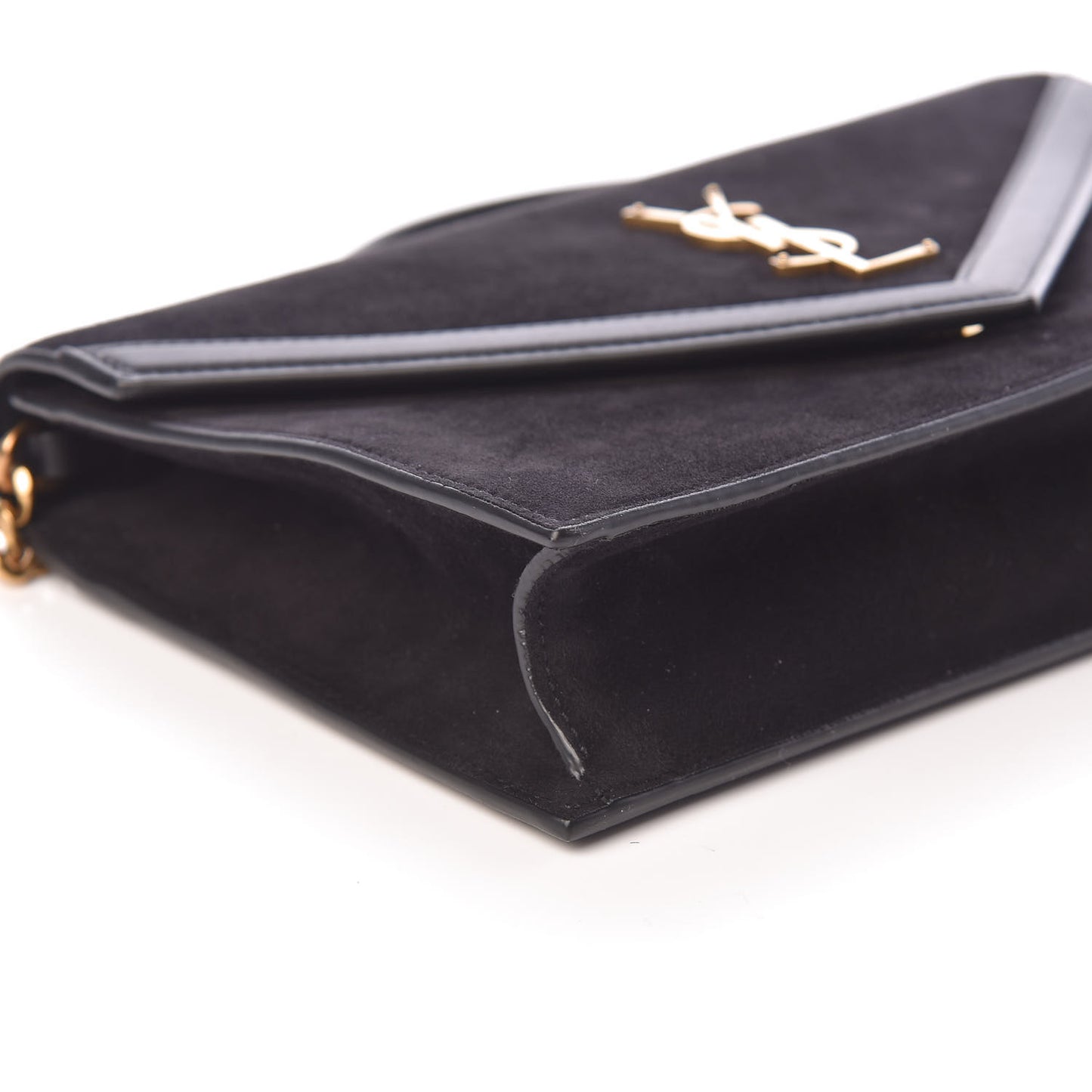 Suede Calfskin Monogram Le Sept Chain Bag Black