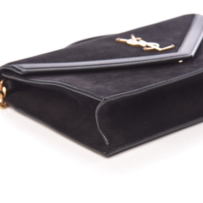 Saint Laurent Suede Calfskin Monogram Le Sept Chain Bag Black 7 of 9
