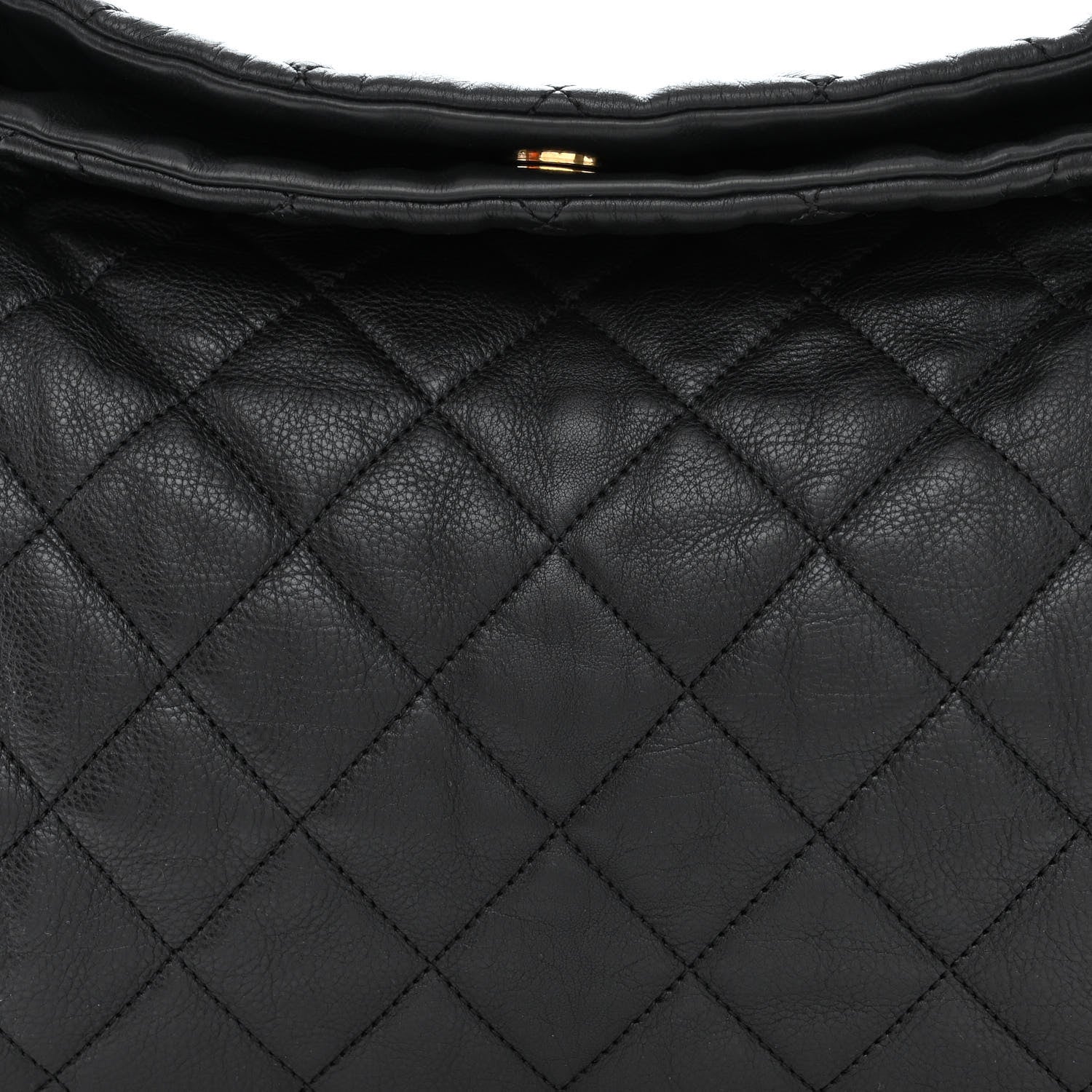Chanel Calfskin Quilted Medium Chain Me Hobo Black 8 of 10