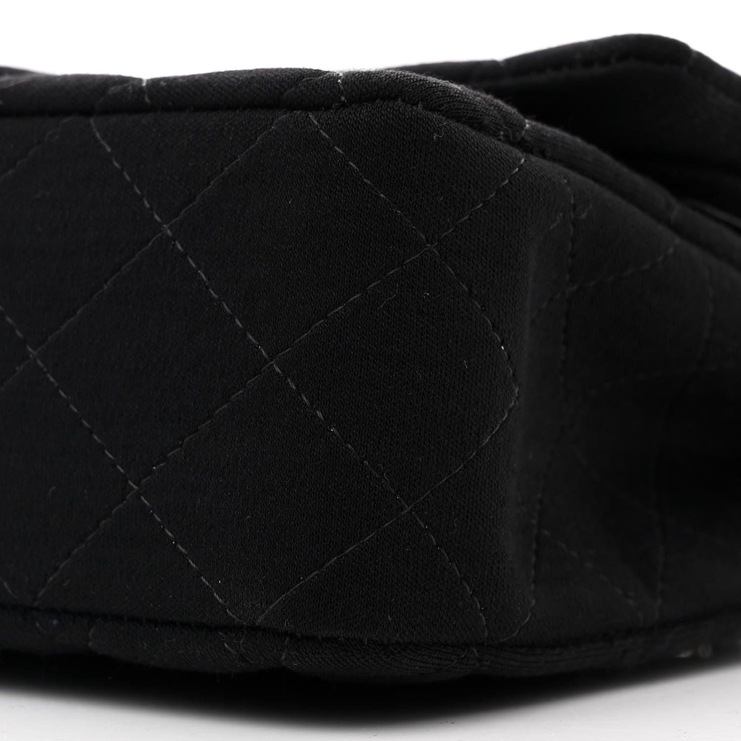 Chanel Jersey Quilted Medium Double Flap Black 10 of 10