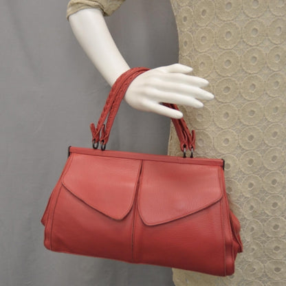 Bottega Veneta Leather Frame Satchel 2 of 8