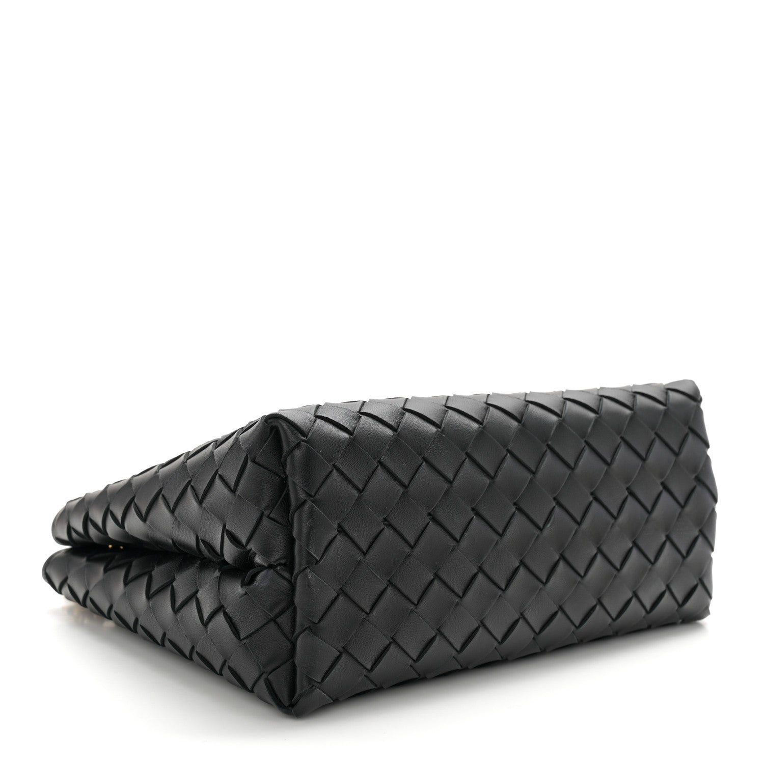 Bottega Veneta Nappa Intrecciato Small Andiamo With Chain Shoulder Bag Black 4 of 9