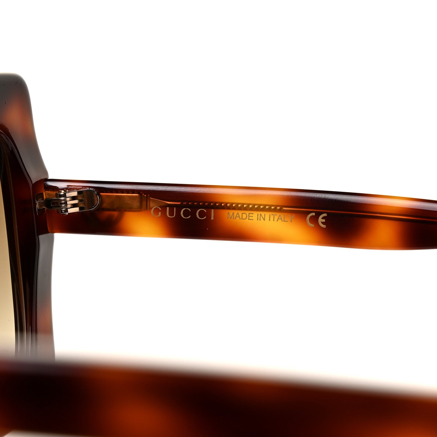 Gucci Acetate Oversize Sunglasses GG0328S Tortoise 5 of 7