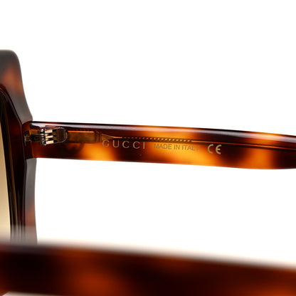 Gucci Acetate Oversize Sunglasses GG0328S Tortoise 5 of 7