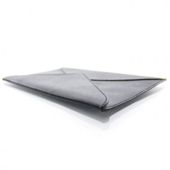 Saffiano Envelope Clutch Nero Black