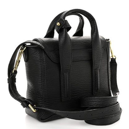 3.1 Phillip Lim Textured Calfskin Mini Pashli Satchel Black 3 of 10