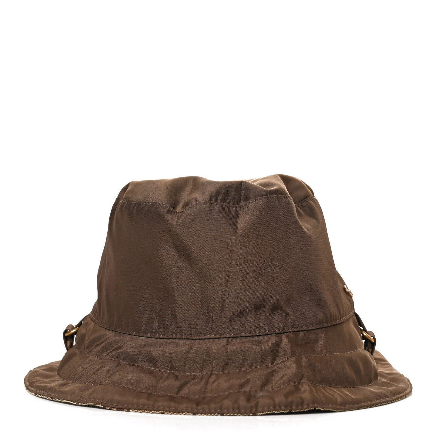 Canvas Monogram Reversible Bucket Hat M Brown