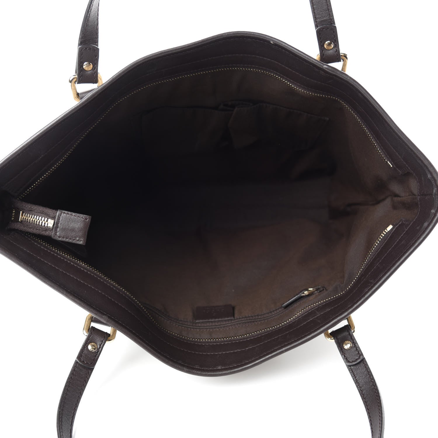 Gucci GG Supreme Monogram Medium Joy Tote Dark Brown 5 of 11