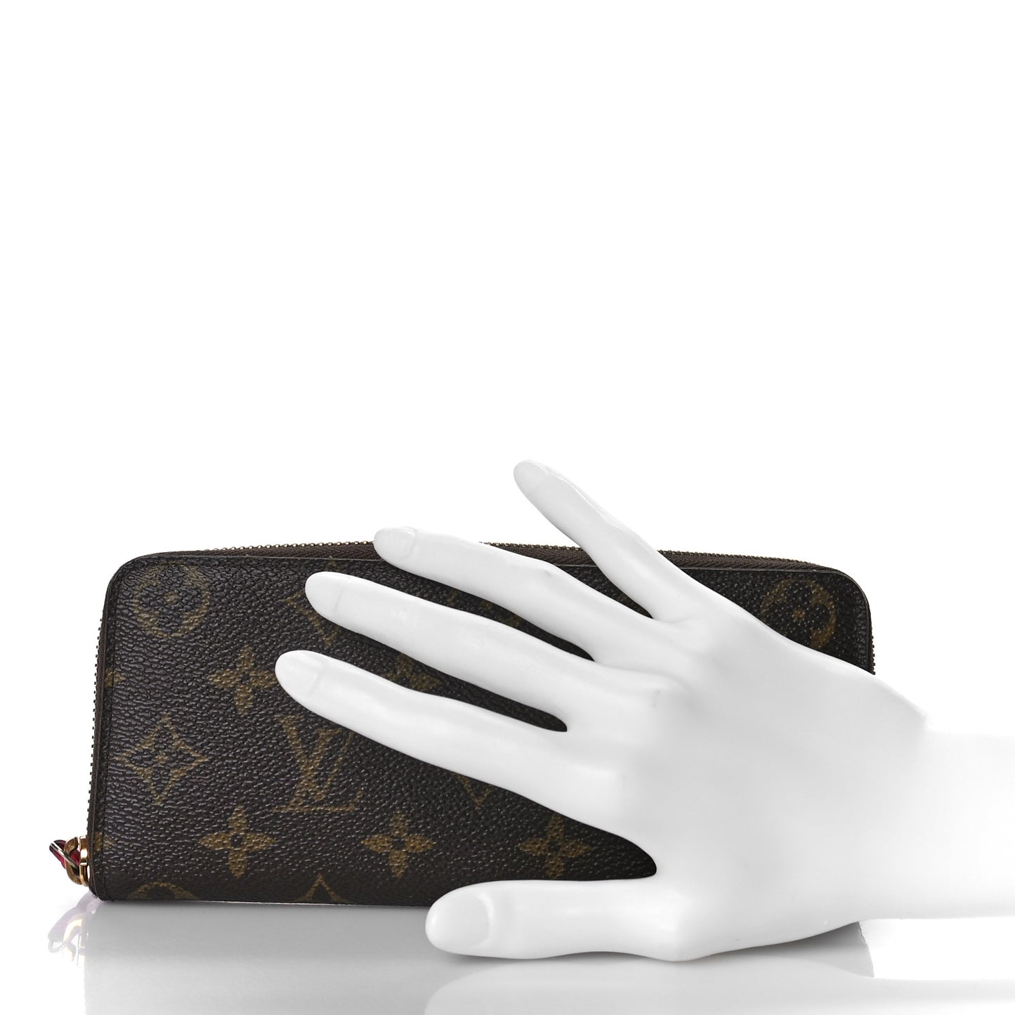 Monogram Clemence Wallet Fuchsia