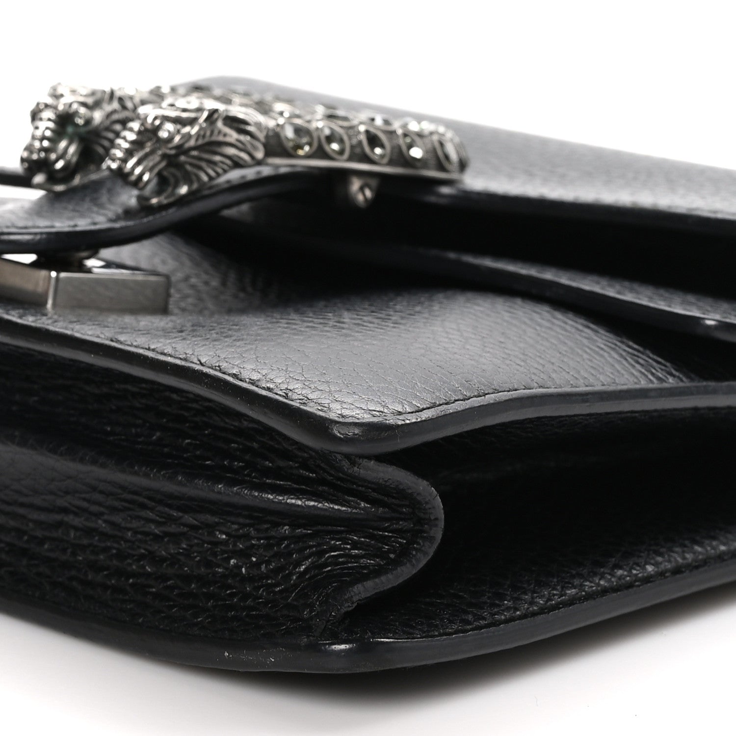 Gucci Calfskin Mini Dionysus Shoulder Bag Black 10 of 10