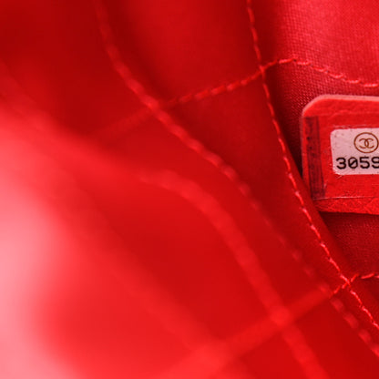 Chanel Lambskin Quilted Diamond Clutch With Chain Pink 7 of 10