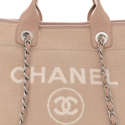 Chanel Mixed Fibers Medium Deauville Tote Beige 9 of 16