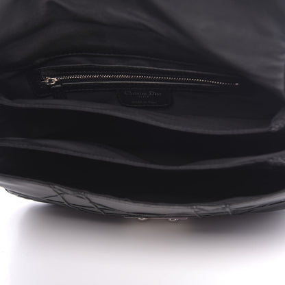 Christian Dior Lambskin Cannage Ruffle New Lock Flap Black 5 of 11