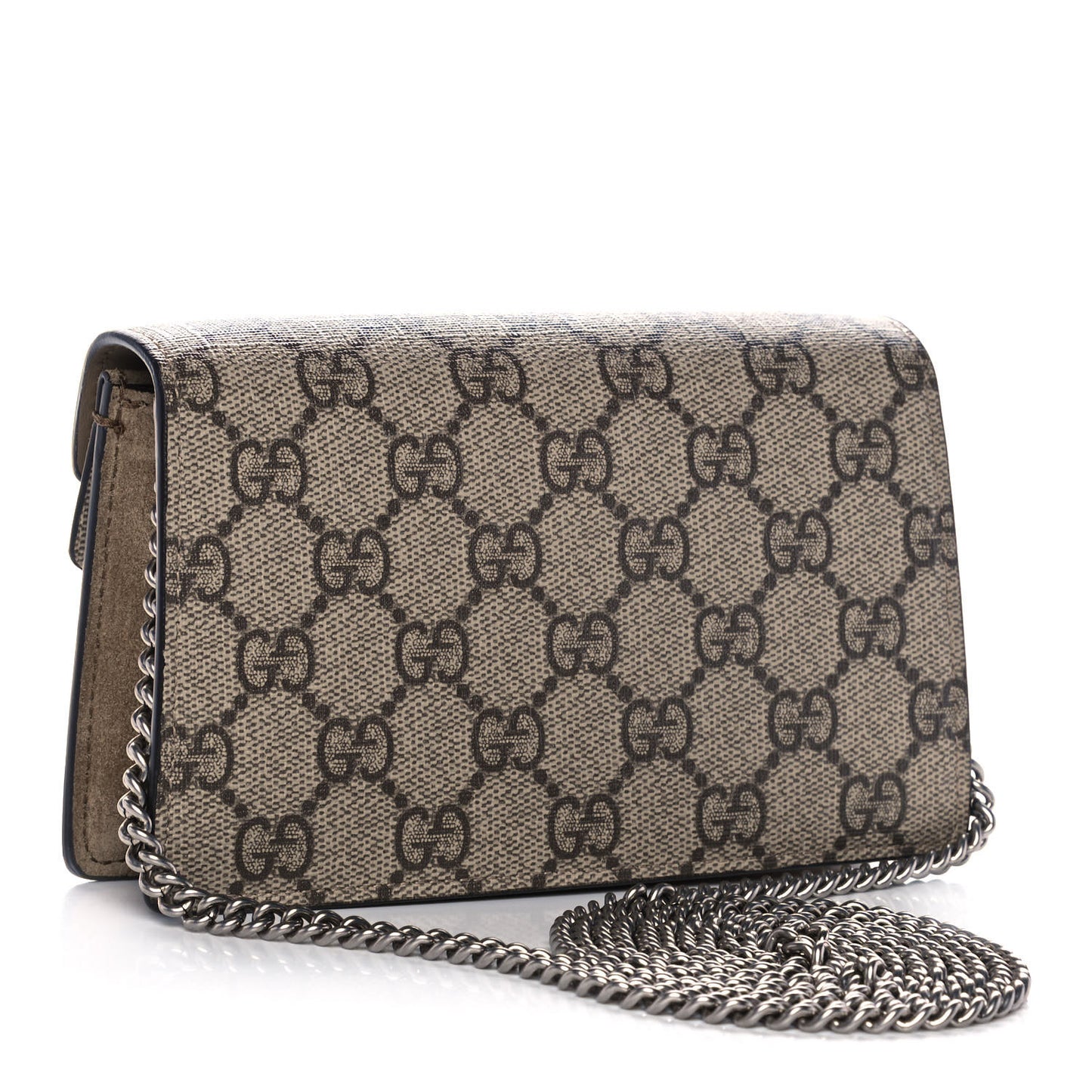 GG Supreme Monogram Super Mini Dionysus Shoulder Bag Taupe
