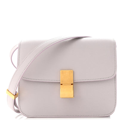 Celine Liege Calfskin Teen Classic Box Flap Bag Lavender Grey 1 of 11