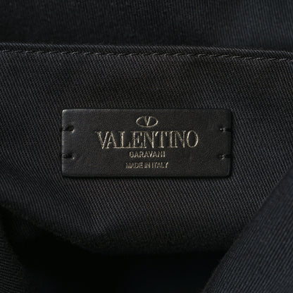 Valentino Garavani Calfskin VLTN Backpack Black 6 of 9
