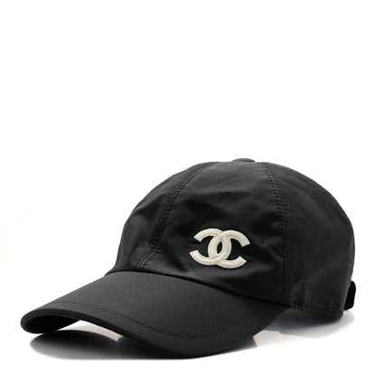 Chanel Cotton CC Cap Hat Black 1 of 11