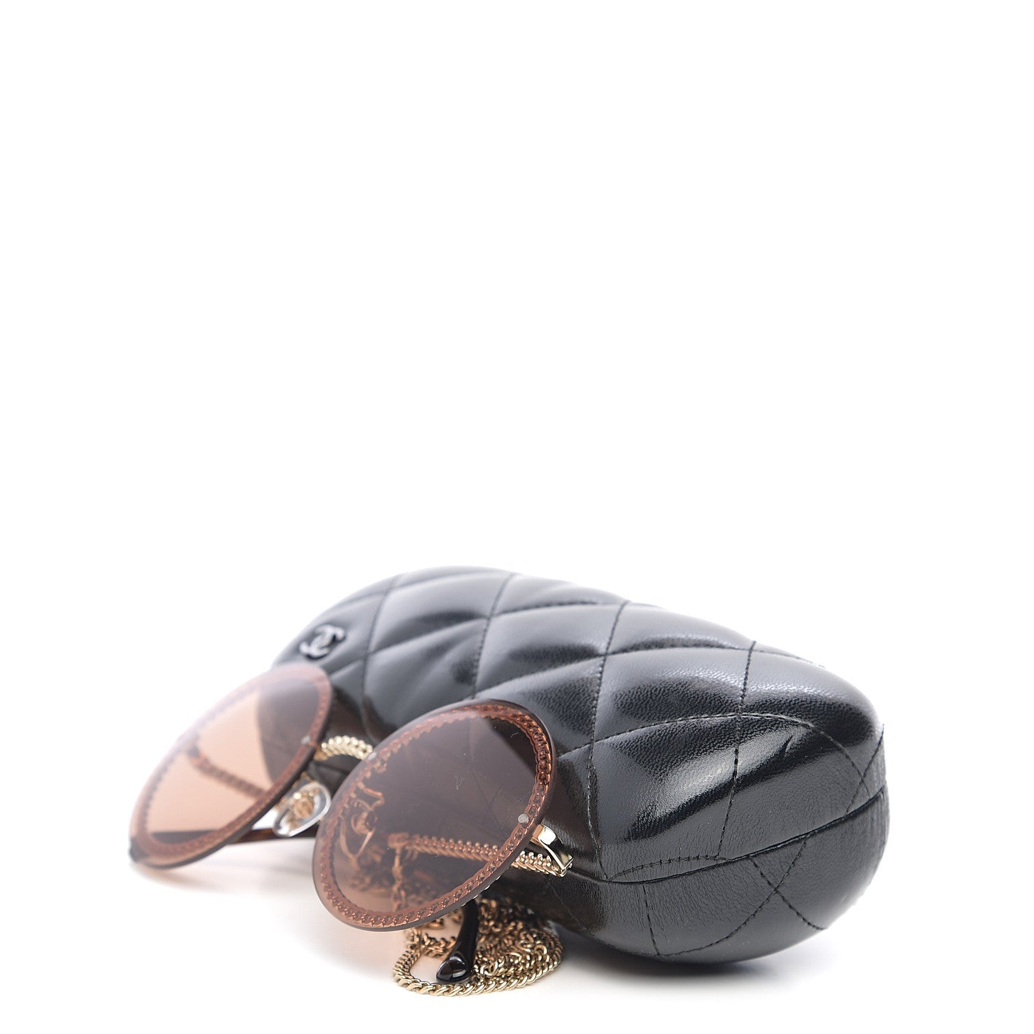 Chanel Chain Round Sunglasses 4245 Brown Gold 8 of 8