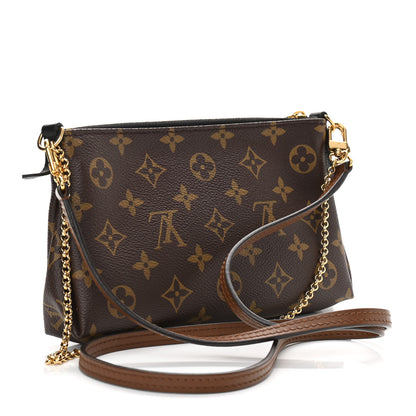 Louis Vuitton Monogram Pallas Clutch Black 3 of 11