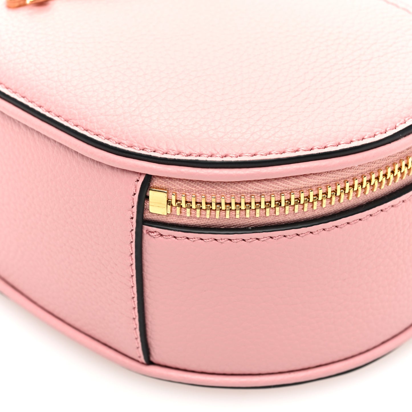 Grainy Calfskin Virtus Top Handle Camera Bag Pink