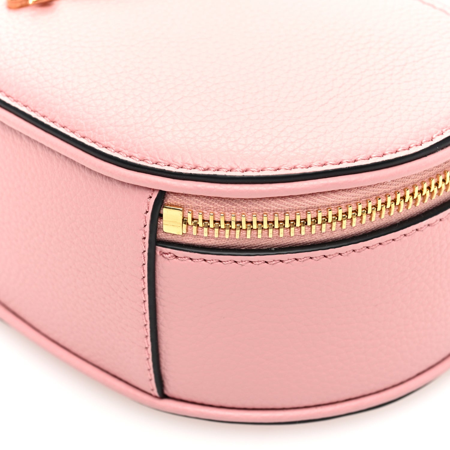 Versace Grainy Calfskin Virtus Top Handle Camera Bag Pink 9 of 9