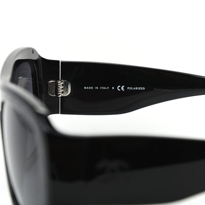Chanel Acetate Polarized Rectangle Sunglasses 5395 Black 6 of 8