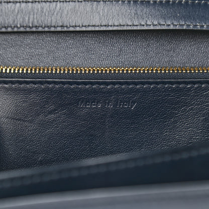 Celine Box Calfskin Medium Classic Box Flap Bag Navy 6 of 13