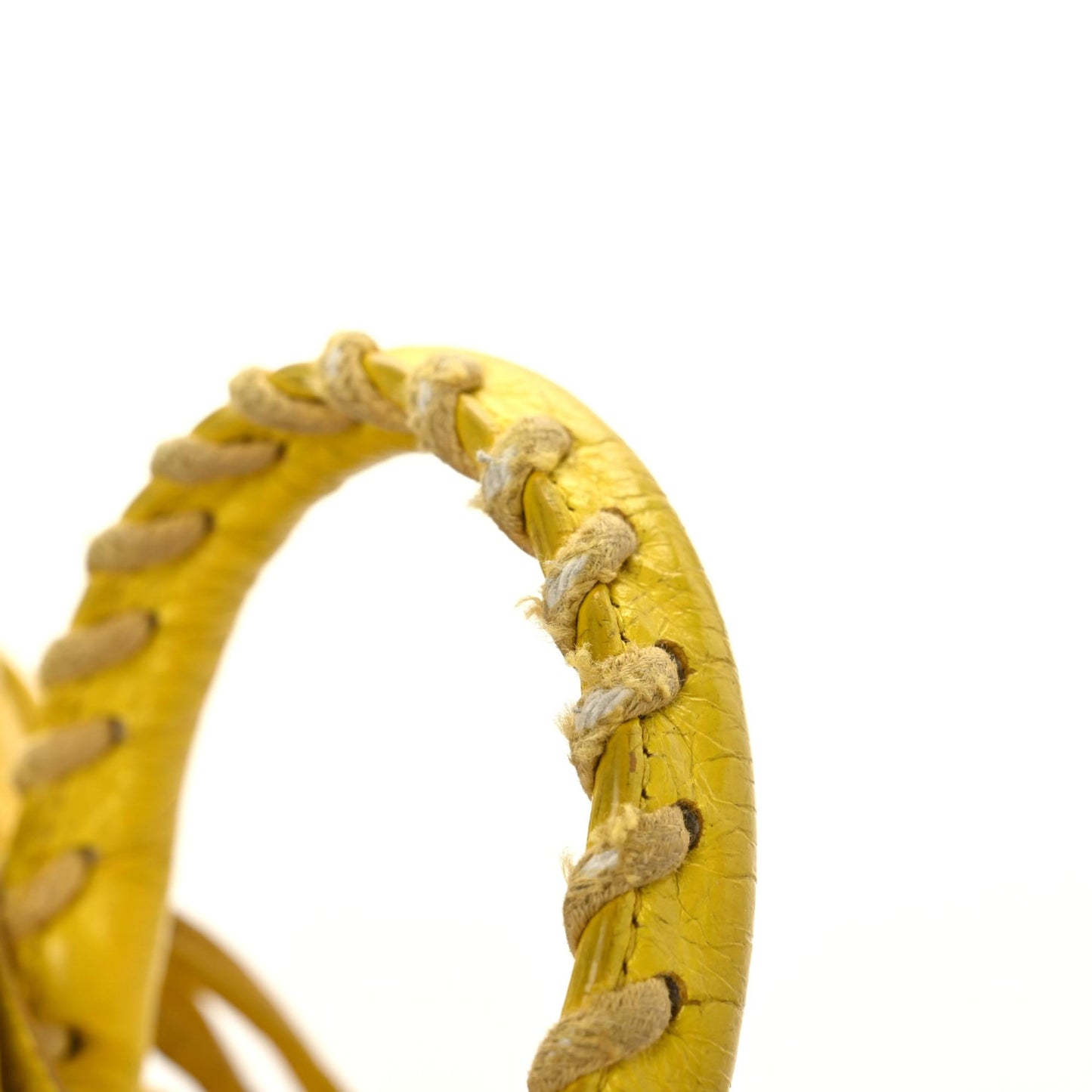 Agneau Classic Silver Hardware City S Jaune Soleil