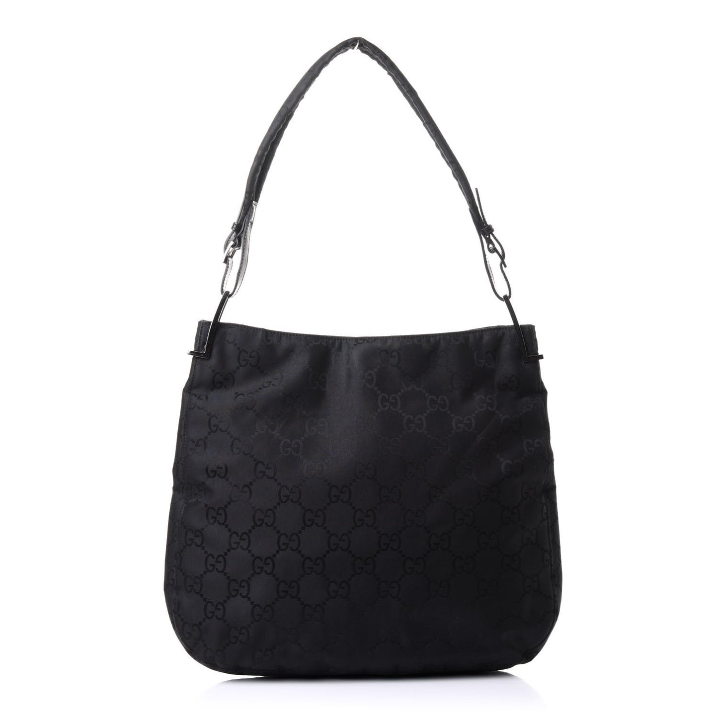 Nylon Monogram Hobo Black