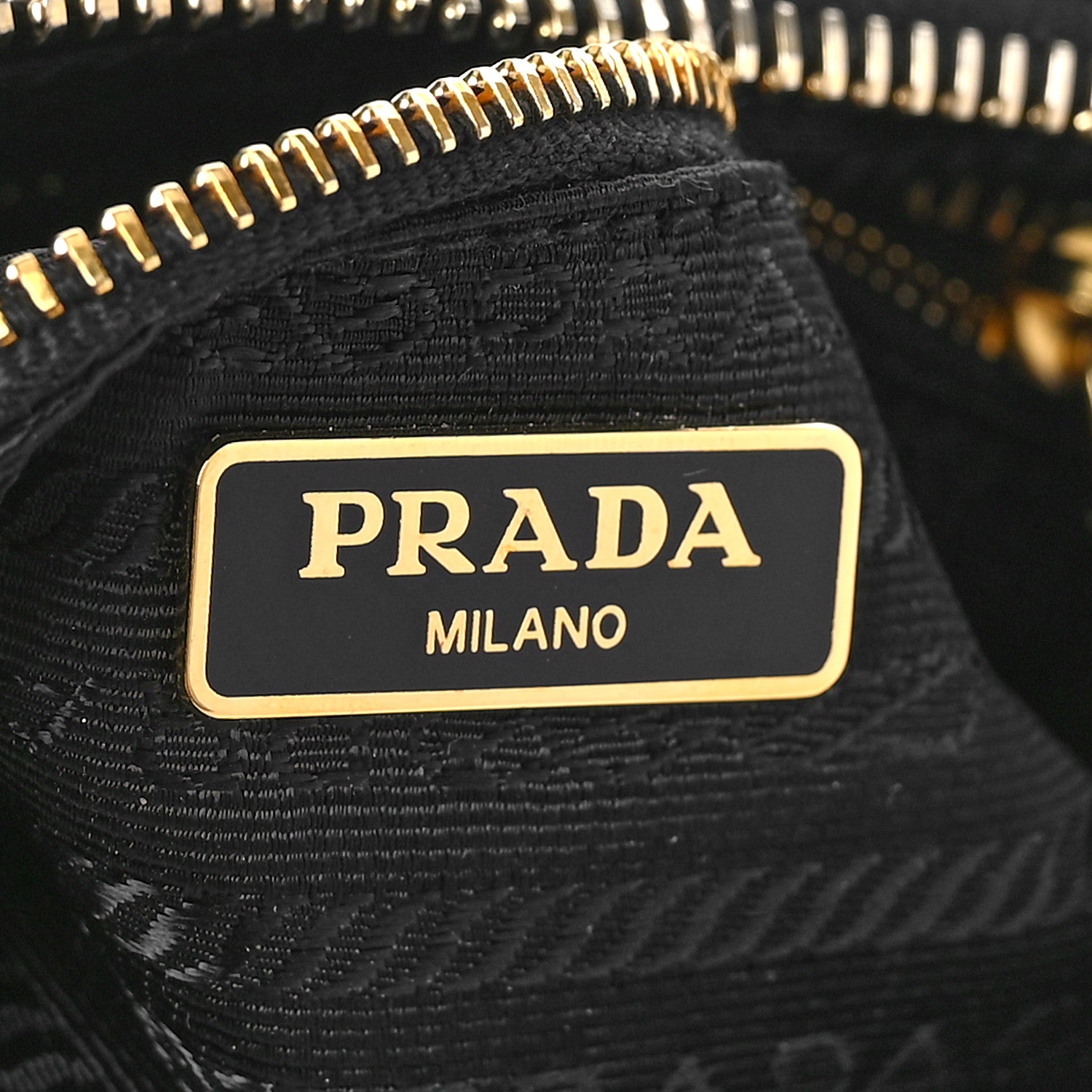 Prada Vitello Daino Pochette Bag Black 5 of 8
